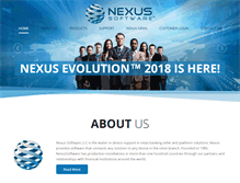 Tablet Screenshot of nexussoft.com